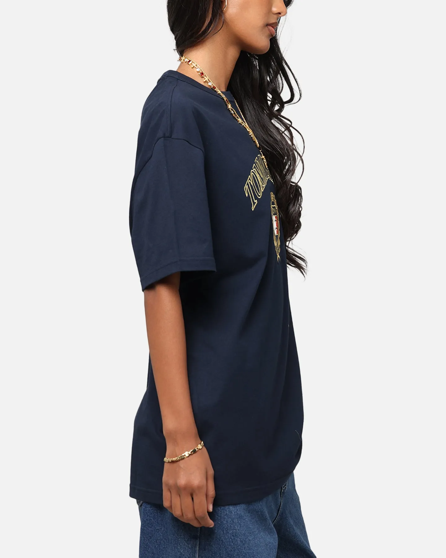 Tommy Jeans TJM Gold Crest T-Shirt Dark Night Navy