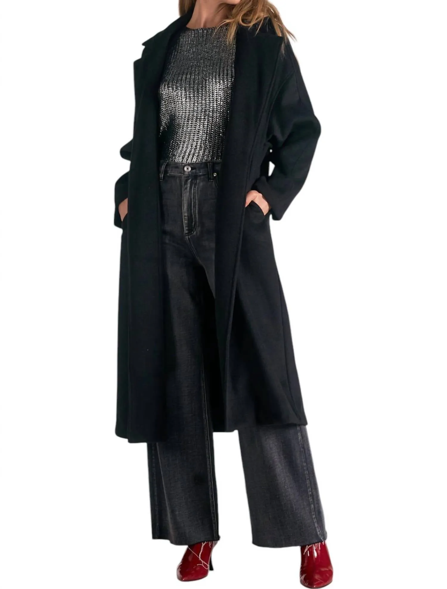 Tori Trench Coat In Black