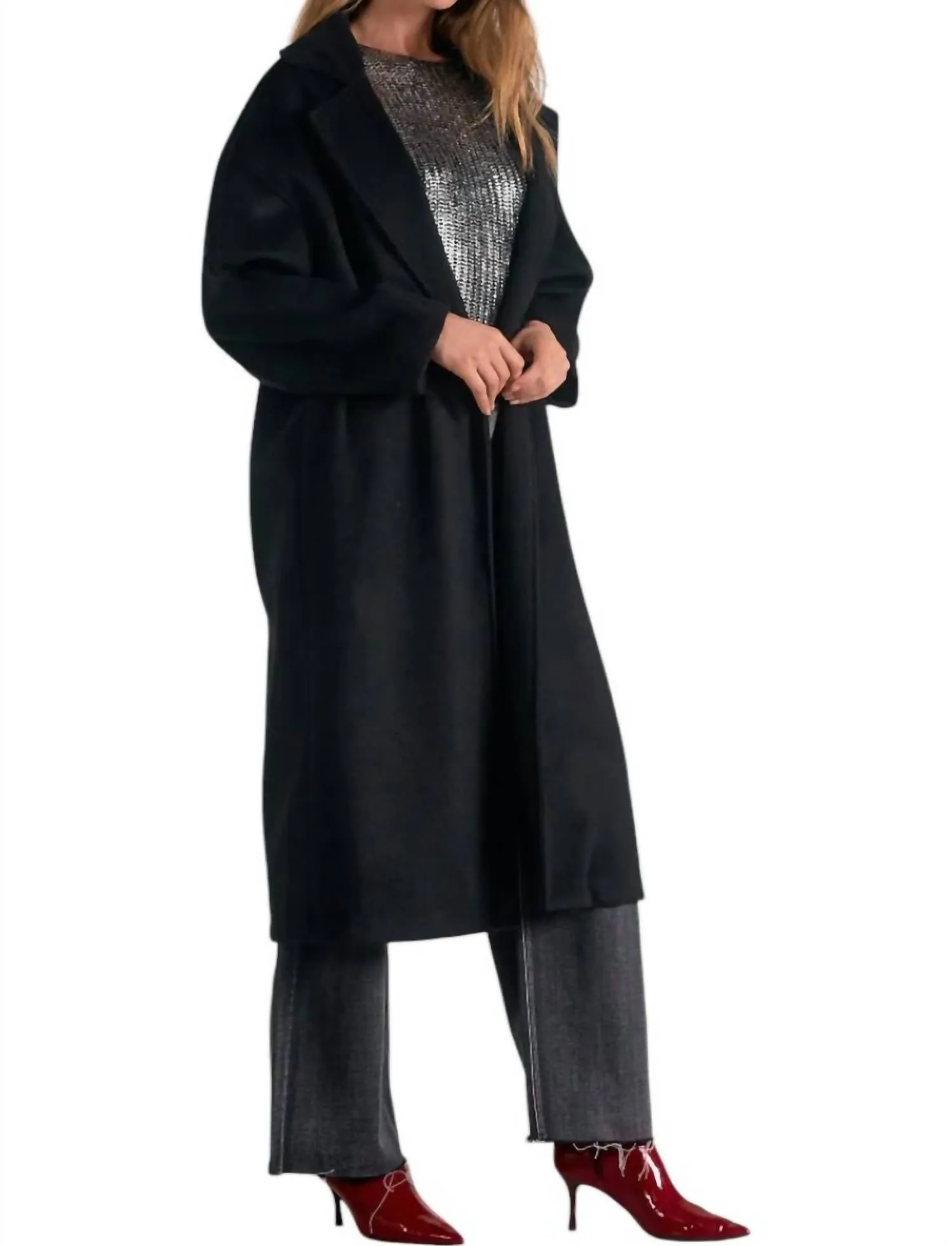 Tori Trench Coat In Black
