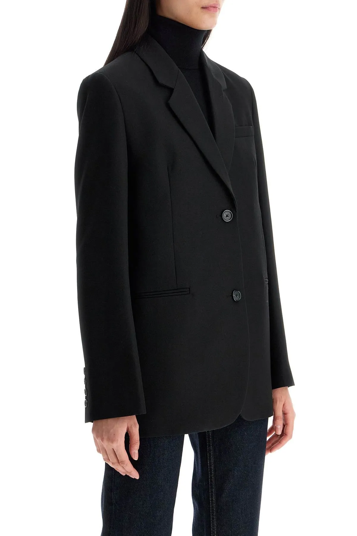 Toteme Women's Sustainable  Oversized Single-Breasted Jacket
