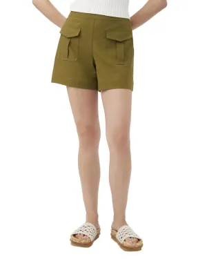 Trina Turk Barbonici Linen-Blend Short