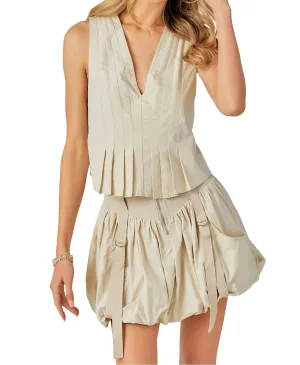 Two Piece Set In Khaki