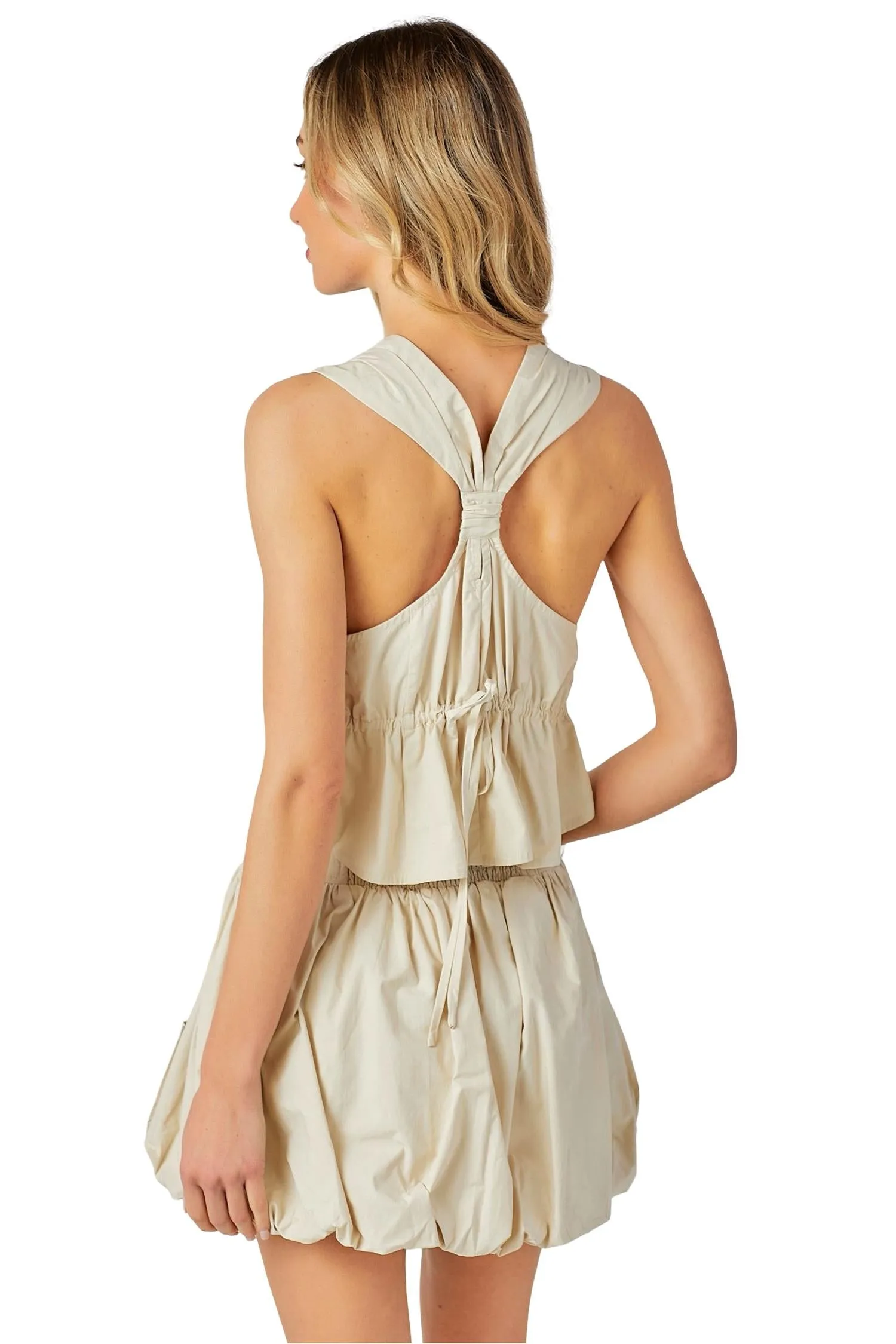 Two Piece Set In Khaki