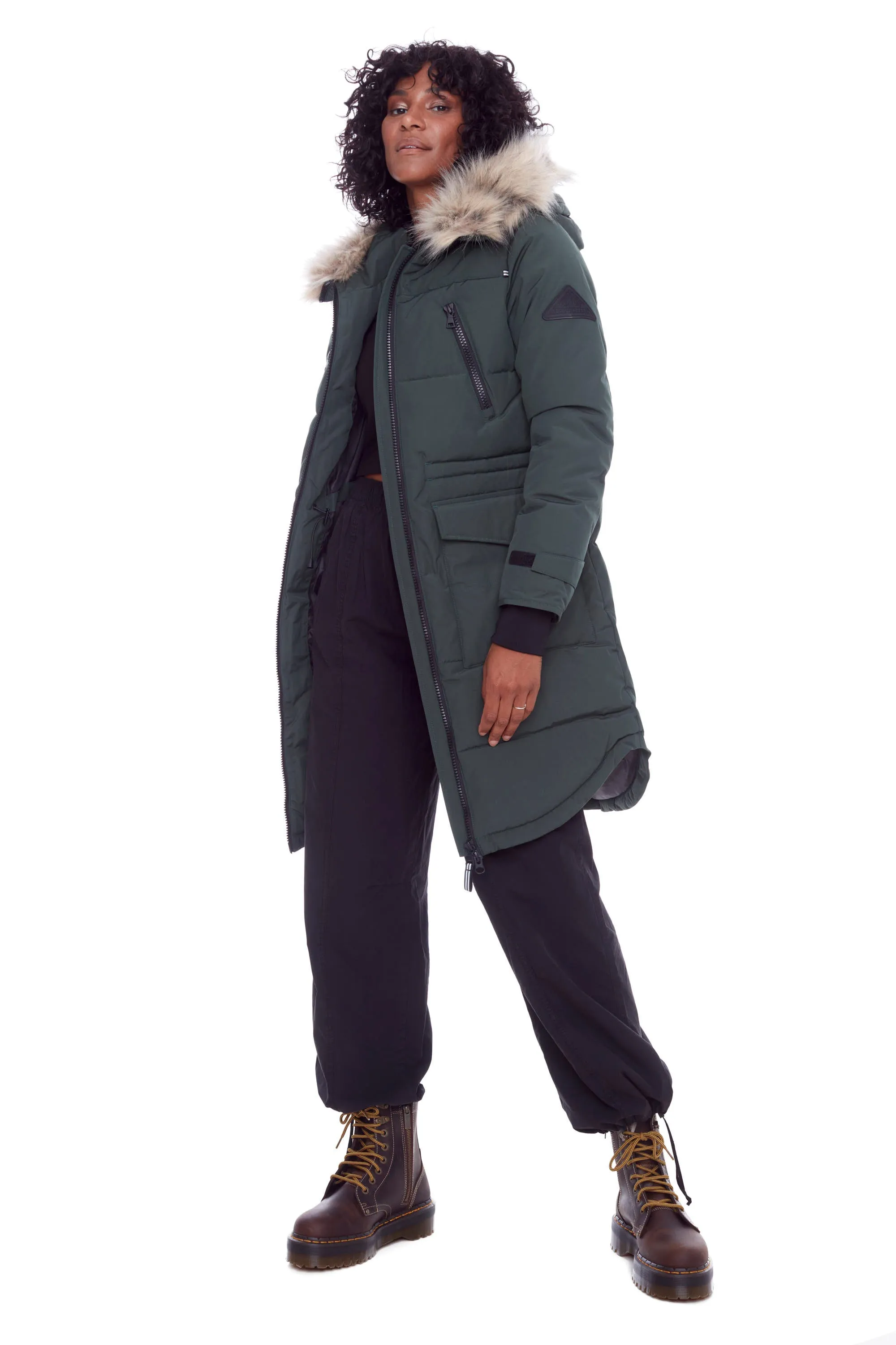 UKON | WOMEN'S VEGAN DOWN (RECYCLED) DRAWSTRING PARKA