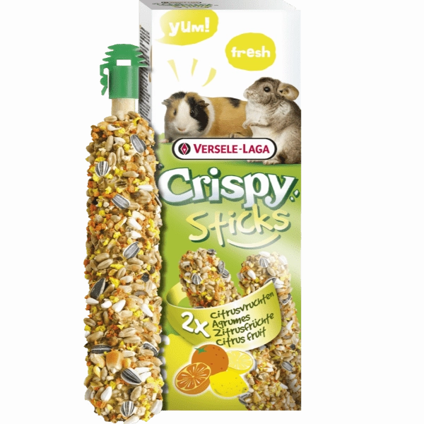 Versele-Laga Crispy Sticks Guinea Pig & Chinchilla Citrus Fruit Flavour