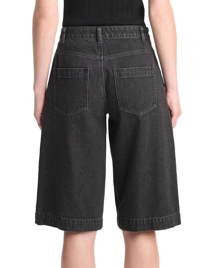 Vince Low Rise Longline Twill Short