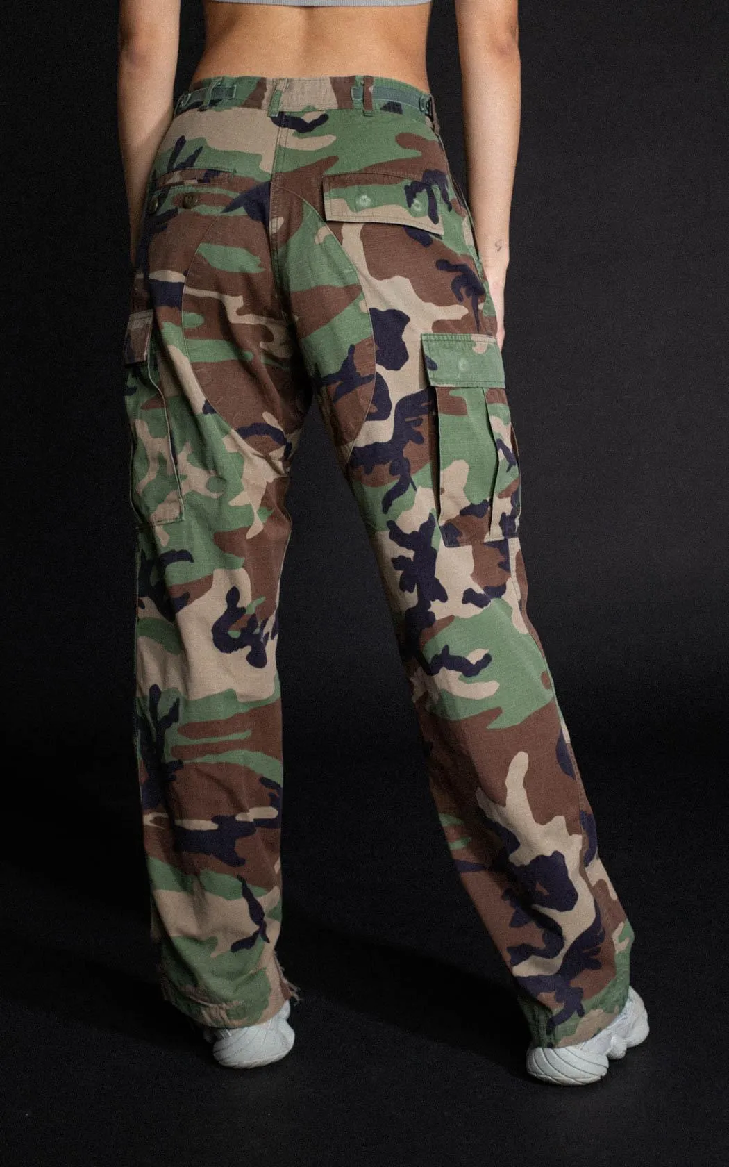 Vintage Camo Woodland Pants - XS, L, XL