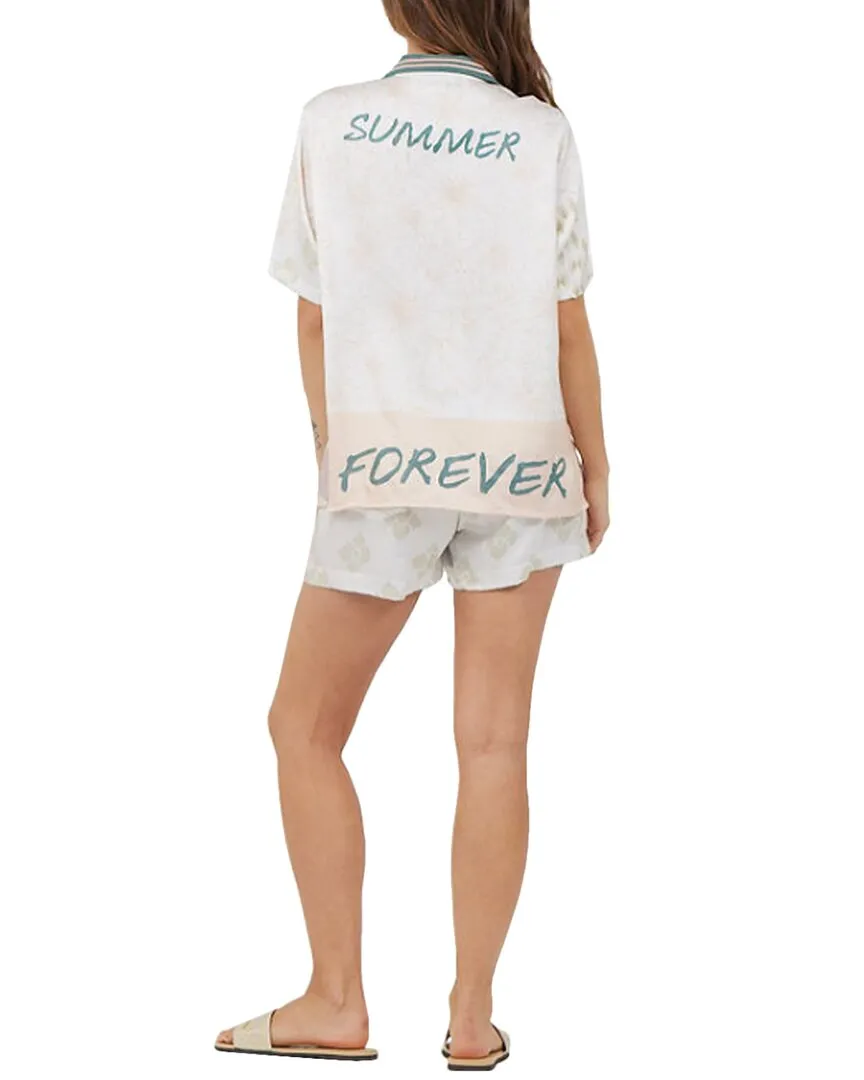 Vintage Havana Satin Printed Short