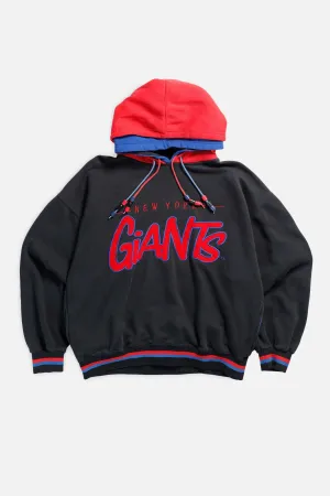 Vintage NY Giants NFL Starter Double Hooded Sweatshirt - L