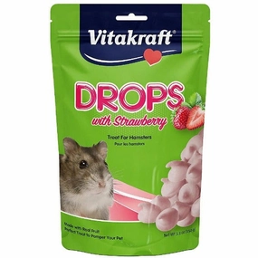 Vitakraft Strawberry Drops Hamster Treats