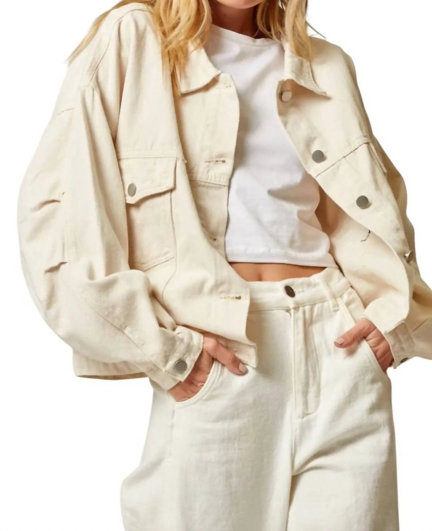 We Had It All Denim Jacket In Natural