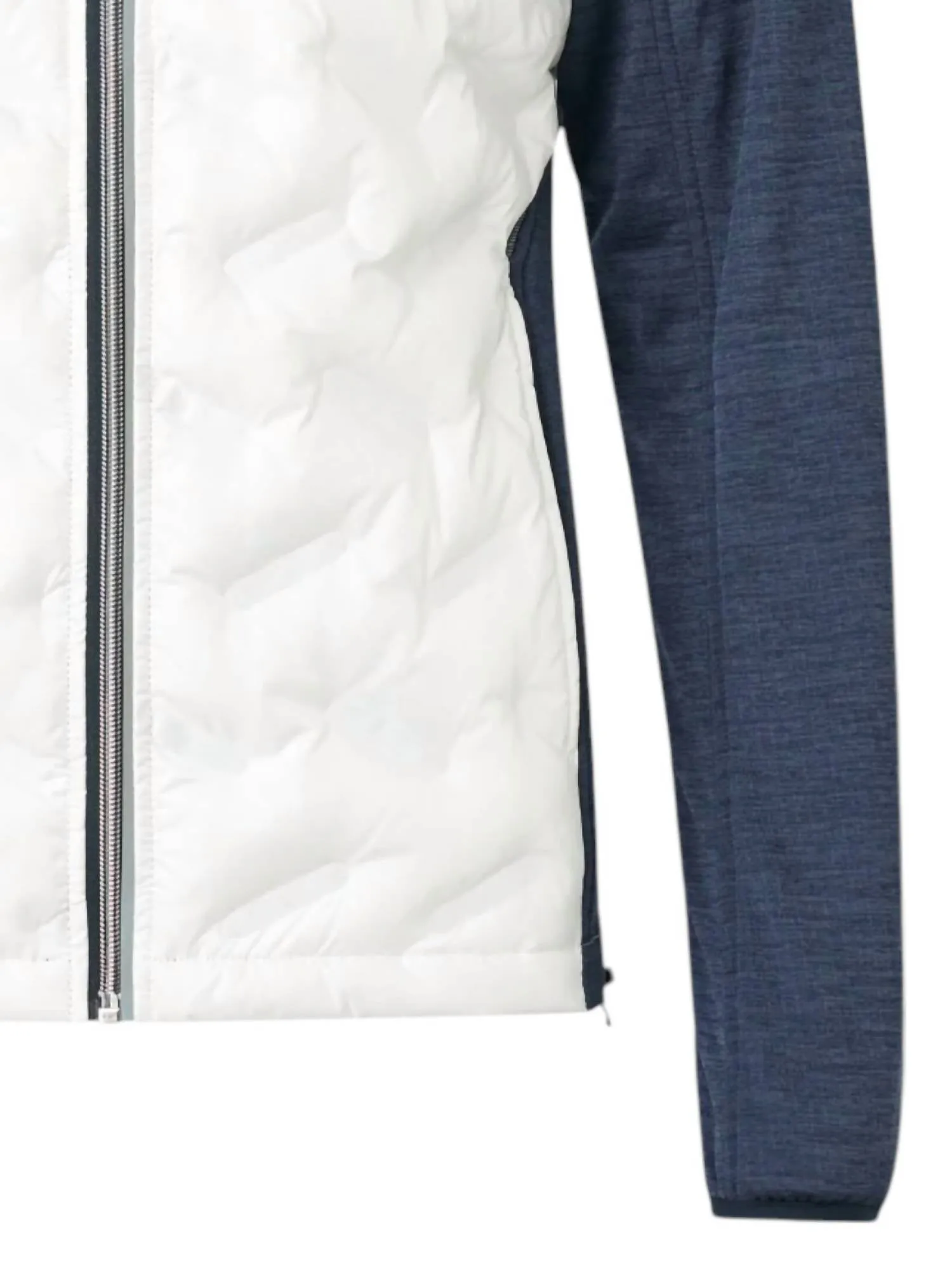 Women Elgin Hybrid Jacket In White/navy