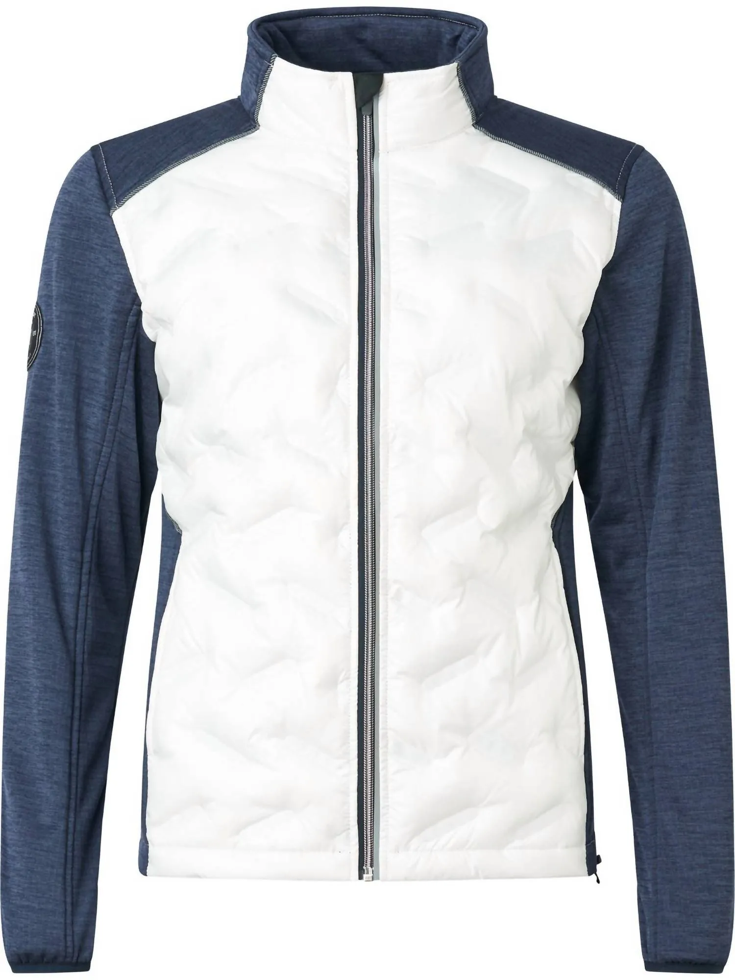 Women Elgin Hybrid Jacket In White/navy