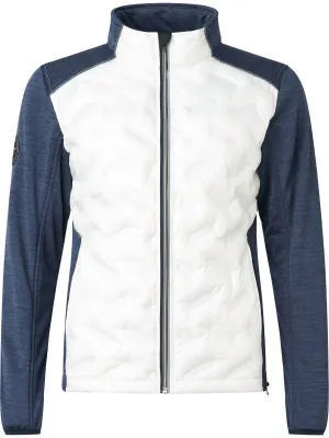 Women Elgin Hybrid Jacket In White/navy