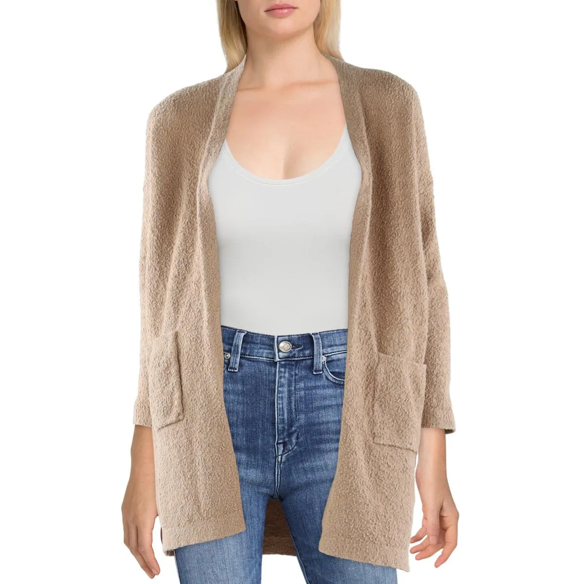 Womens Collar Organic Cotton Shirt Jacket