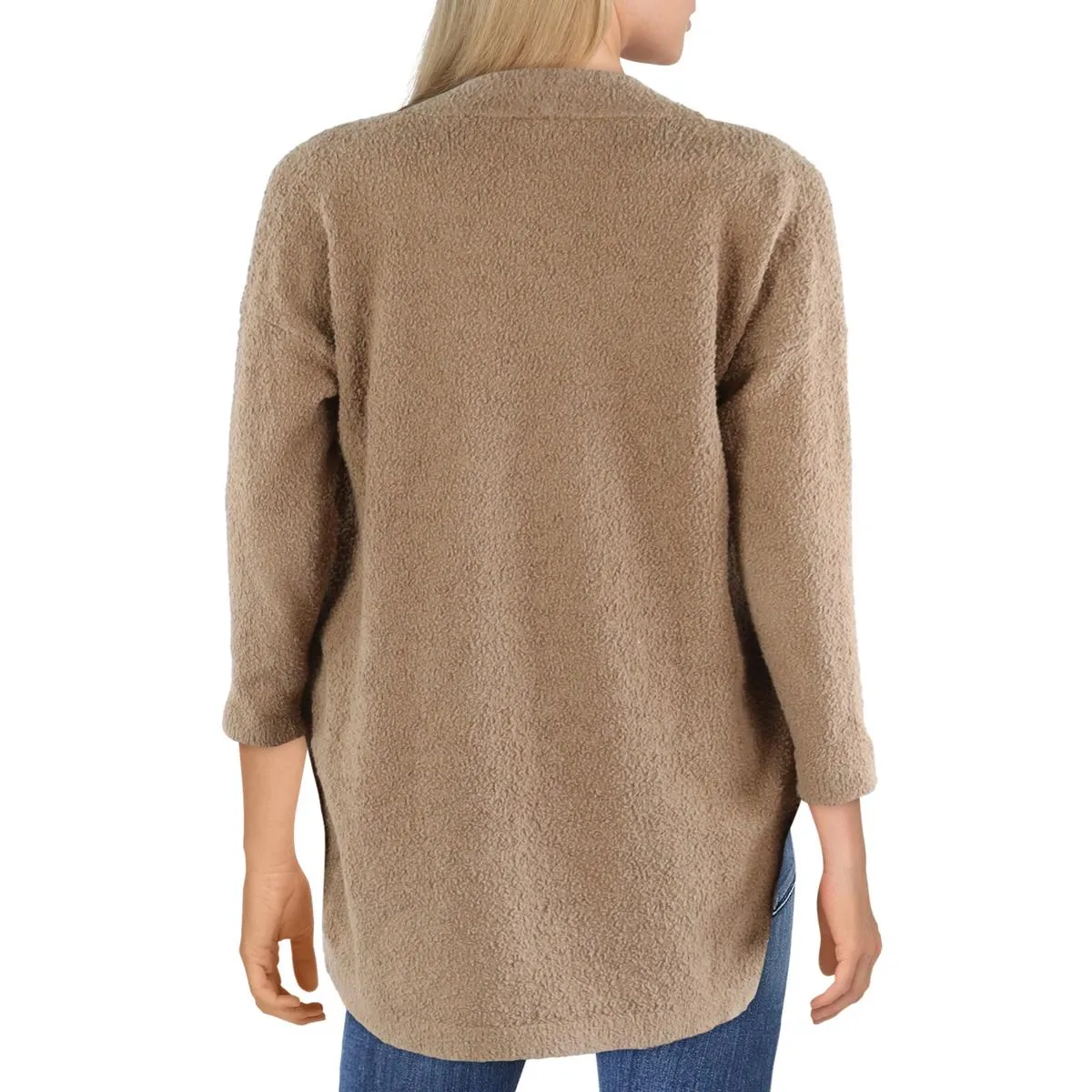 Womens Collar Organic Cotton Shirt Jacket