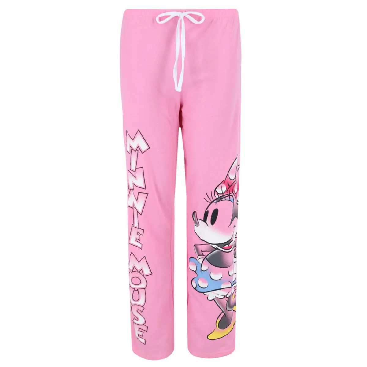 Women's Disney Minnie Mouse Open Bottom Lounge Pants