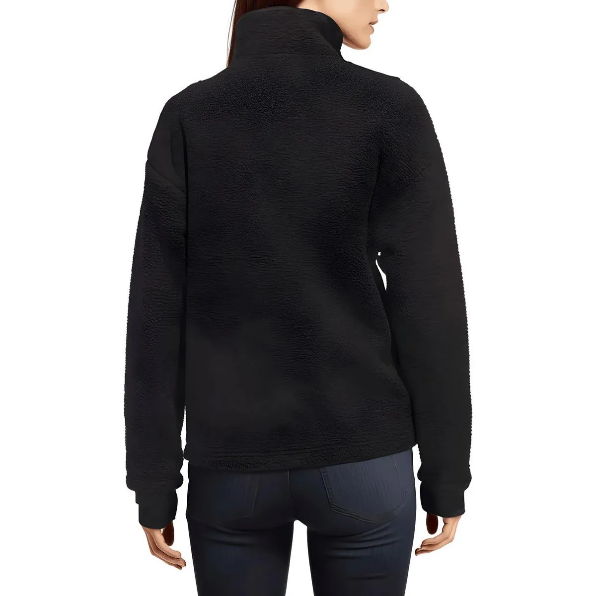 Womens Fleece Lined Polyester Fleece Jacket