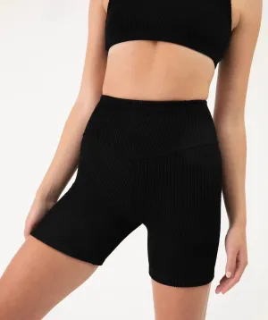 Women's High Waisted 5 Biker Shorts In Graphite
