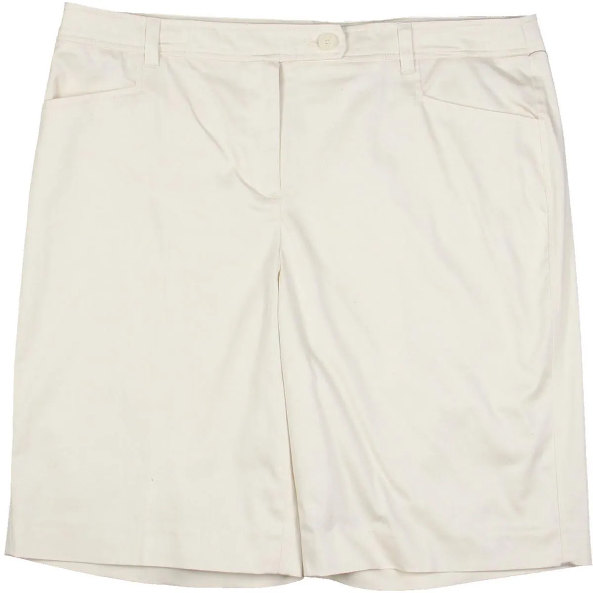 Womens Mid Rise Knee Casual Shorts