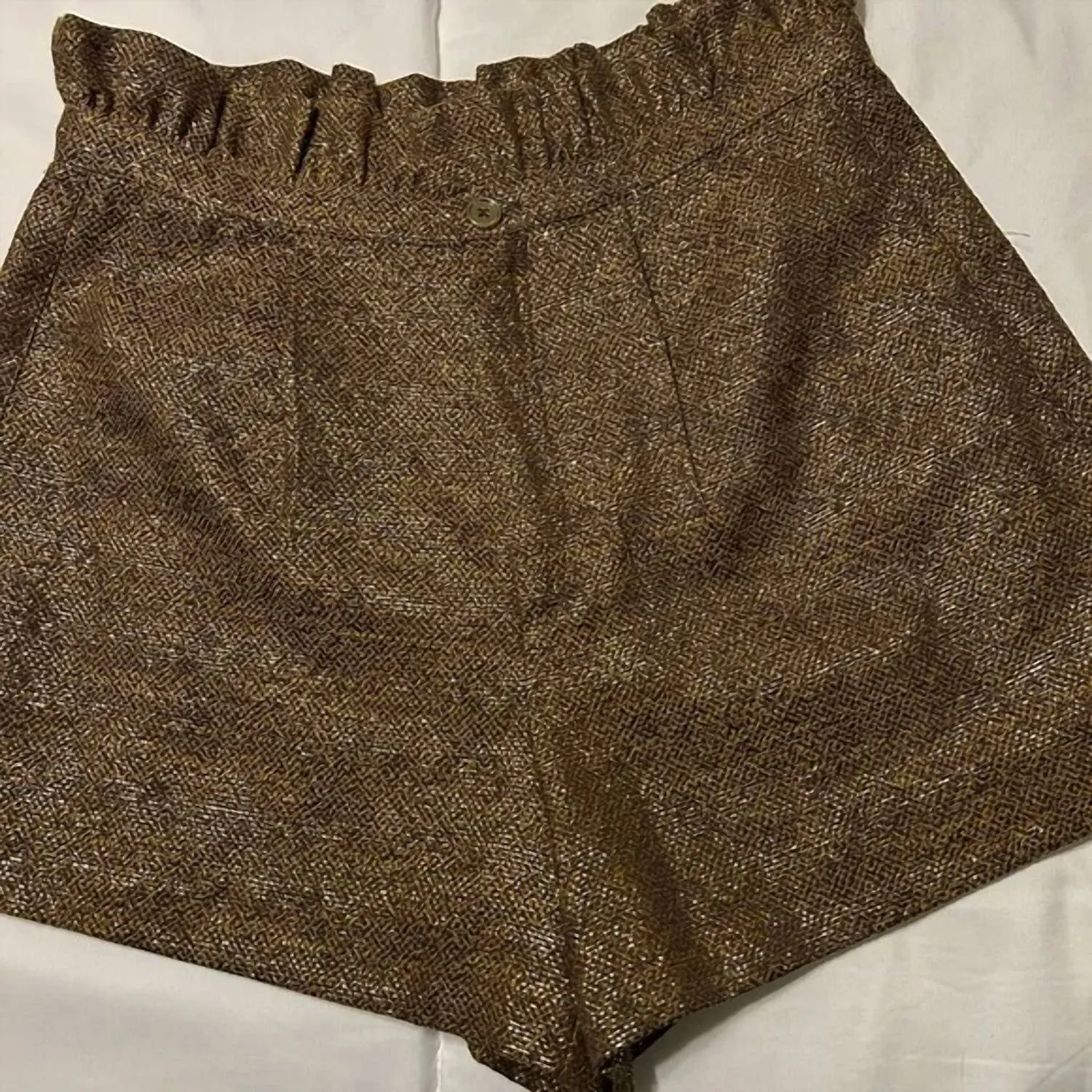 Women's Party Short In Gold