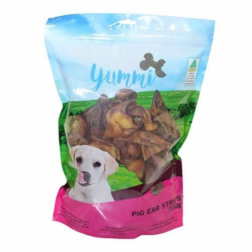 Yummi Pig Ears Strips Dog Treat