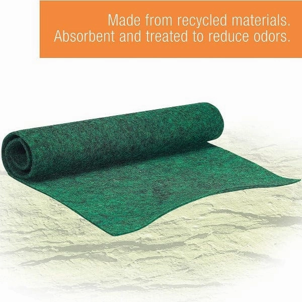 Zilla Terrarium Liner Reptile Bedding; Green