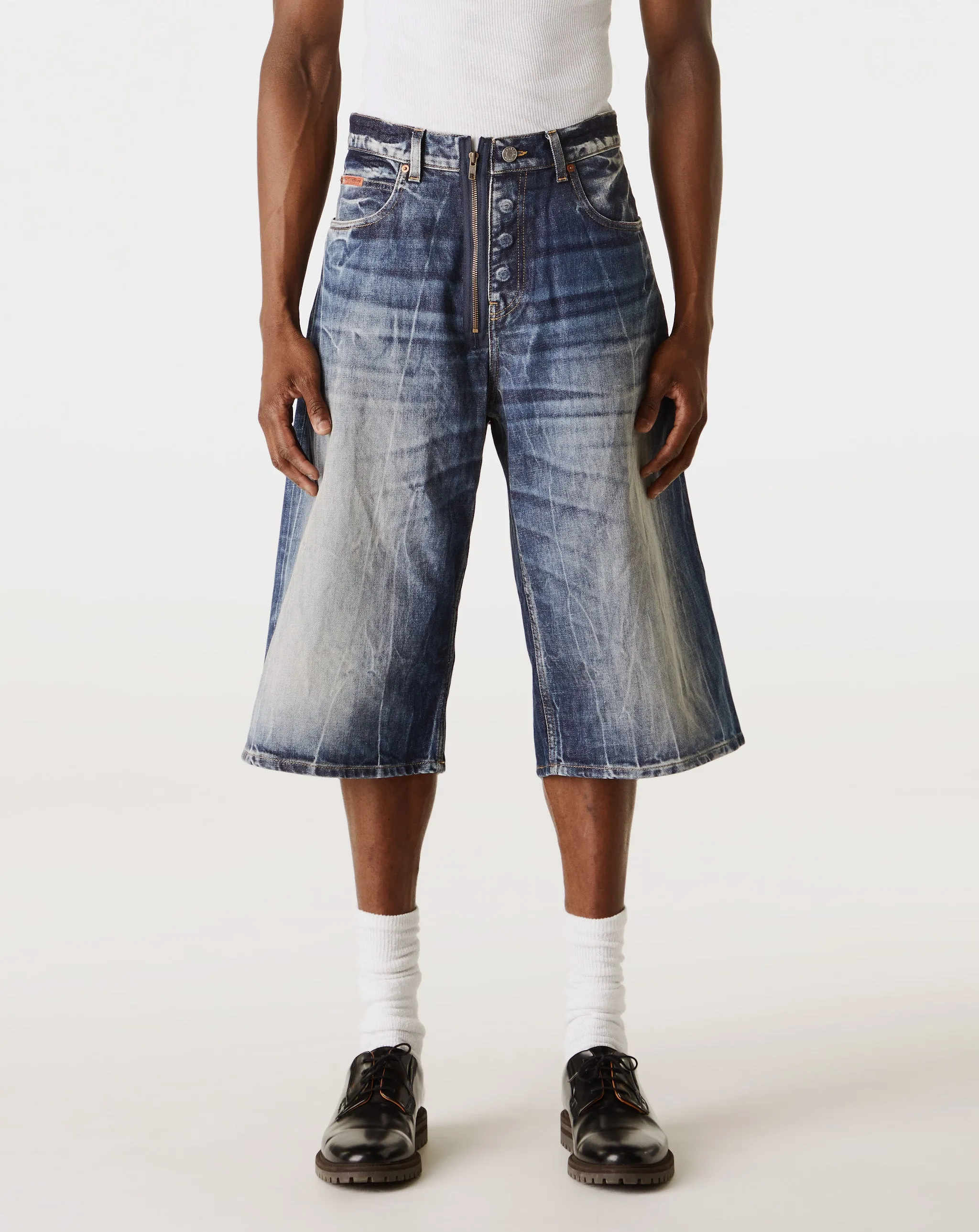 Zip Jean Short