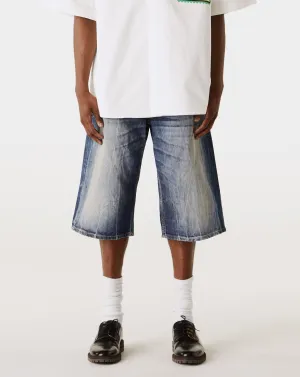 Zip Jean Short